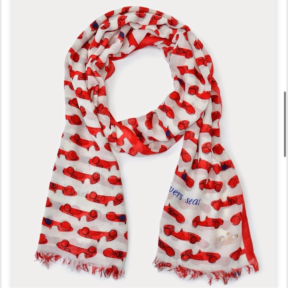 Kate Spade Monaco Race Car Collection Scarf